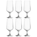 Produktbild: Leonardo Puccini Bierglas 410ml H18,6xB7,3 6er Set Bierkrug Sockel Glas klar