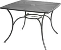 Produktbild: Metall-Gartentisch 100cm Gartenmöbel Metalltisch Balkontisch Terrassentisch grau