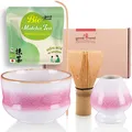 Produktbild: BIO Matcha aus Japan im Matcha-Set komplett mit hochwertiger Matcha Schale au...