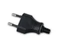 Produktbild: Bachmann DIN-Stecker Europa-Stecker Kunststoff schwarz, max. 250V/2,5A