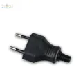 Produktbild: Europa-Stecker und Kupplung max 250V/2,5A mit Schraubkontakten Eurostecker Euro