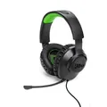 Produktbild: JBL Quantum 100X Over-Ear-Gaming-Headset – Wired 3,5 mm Klinke – Mit abnehmbarem Boom-Mikrofon – Kompatibel mit vielen Plattformen – Schwarz-Grün