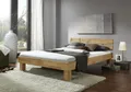 Produktbild: Futonbett Schlafzimmer Bett Wildeiche massiv Holz geölt Jenny 180 x 200 cm