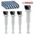 Produktbild: BOSCH 0221504800 ZÜNDSPULE ZÜNDMODUL 4x FÜR BMW E81 X1 Z4 X4 X3 X5 MINI PEUGEOT