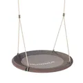 Produktbild: HUDORA Nestschaukel Lounge - Höhenverstellbare Nestschaukel mit 90/110cm Durchmesser für bis zu 150kg - Hängeschaukel mit geschlossener Sitzfläche - Familienschaukel für drinnen & draußen