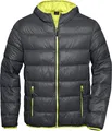 Produktbild: Men's Down Jacket carbon/acid-yellow, Gr. L