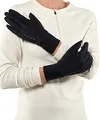 Produktbild: FALKE Unisex Winter-Handschuhe Brushed U Gl Funktionsmaterial schnelltrocknend 1 Paar, Schwarz Black 3000, S-M