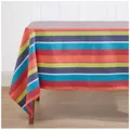 Produktbild: Homescapes Tischdecke Bunte Tischdecke gestreift – 137 x 178 cm, 100% Baumwolle (1-tlg) 138 cm x 178 cm