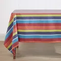 Produktbild: Homescapes Gestreifte Baumwoll-tischdecke, 138 X 178 Cm, Bunt