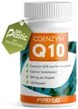 Produktbild: Q10 Kapseln hochdosiert 120x mit 200mg Coenzym Q10 pro Kapsel - hochwertiges Coenzym Q10 (vegan) aus Fermentation - laborgeprüft mit Zertifikat - 100% vegan - Vorrat für 4 Monate