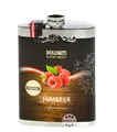 Produktbild: Dolomiti: Flachmann Himbeer Schnaps / 35 % Vol. / 0,2 Liter aus Edelstahl