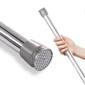 Produktbild: Teleskopstange, Kein Bohren & Rost, rutschfest, verstellbar Duschvorhangstange Duschstange, ausziehbar Kleiderstange für Schrank, Badezimmer, Fenster oder Türen (chrom, 70-120 cm)