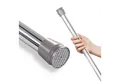 Produktbild: tinycurtains Klemmstange Teleskopstange 70-120 cm oder 111-200 cm Vorhangstange ohne Bohren, Ø 0.22 mm, 1-läufig, ausziehbar, klemmbar, Duschvorhangstange, Badstange, Gardinenstange, Metall, Klemmstange, stufenlos verstellbar, rostfrei, Stange für Türvorhang