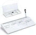 Produktbild: Varhomax Schreibtisch Organizer, Desktop Whiteboard Wochenplaner Glas Weiß