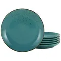 Produktbild: Creatable Desserttellerset, Türkis, Keramik, 6-teilig, rund, Essen & Trinken, Geschirr, Teller, Kuchenteller