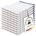 Produktbild: 10er Set Geschirrtücher Baumwolle in 50x70 cm - saugstarke und langlebige Küc...