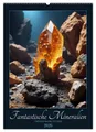 Produktbild: CALVENDO Wandkalender Fantastische Mineralien - Geheimnisvolle Schätze (Wandkalender 2026 DI