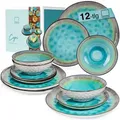 Produktbild: Sänger Tafelservice, Pastellblau, Keramik, 12-teilig, 35.4x33x36.29 cm, kratzfest, Essen & Trinken, Geschirr, Geschirr-Sets, Tafelservice