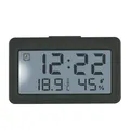 Produktbild: Digitaler Mini Wecker 60.2045.10 mit Alarmfunktion mit Thermometer und Luftfe...