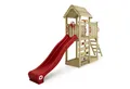 Produktbild: Wickey Spielturm JoyFlyer – Garten-Klettergerüst mit Wellenrutsche & Sandkasten, 10-Jahre Garantie*, Kletterwand mit Klettersteinen