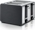 Produktbild: Bosch TAT7S45, 4 Scheibe(n), Schwarz, Edelstahl, Edelstahl, Tasten, Drehregler, CE, EAC, UA, VDE, 1800 W