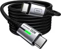 Produktbild: INIU USB Kabel-100W [2m] PD3.0 Schnellladekabel USB C auf USB C Nylon-Geflochten