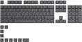 Produktbild: Glorious GPBT Keycaps - 115 PBT Tastenkappen, ISO, DE-Layout, Black Ash (GLO-KC-GPBT-B-DE)