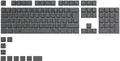 Produktbild: Glorious Gaming 115x GPBT-Keycaps - Cherry-Profil, äußerst widerstandsfähiger PBT-Kunststoff, optisch EIN Blickfang, überragende Akustik, Originalschrift, Deutsch Layout - Schwarze Esche