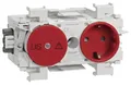 Produktbild: GS12013020 Elektro-Sockelleisten-Zubehör Steckdosencontainer Rot 1St.