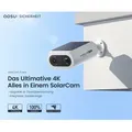 Produktbild: Aosu 4k 8mp Überwachungskamera Aussen Solar Akku [2025 Neust Uhd K.i. Version Integrierte Solarplatte] Smarte Person-/auto-/tier-/zaunerkennung Pir Kabellos Wlan 2-wege-audio Mit Licht Farb-nachtsicht