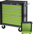 Produktbild: Werkzeugwagen Trutzi 78 x 64 cm 6 Schubladen Rollcontainer Werkstattwagen Werkzeugaufbewahrung grün