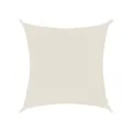 Produktbild: anndora Sonnensegel luftdurchlässig 3 x 3 m - Farbe Creme - quadratisch - Material HDPE