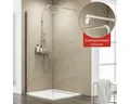 Produktbild: Walk In M6 SCHULTE MasterClass ExpressPlus 80 cm Profil chrom Klarglas schmutzab