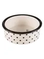 Produktbild: Trixie Ceramic Bowl cat 0.3 l/ø 12 cm white/black