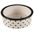 Produktbild: Trixie Keramiknapf Zentangle 0,3L weiß/schwarz für Katzen und Hunde 12 cm