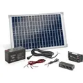 Produktbild: Esotec Solar Inselsystem Mit Laderegler, Solarmodul 20wp, Kabel, Akku 120005
