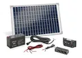 Produktbild: esotec Solar Inselsystem, Laderegler, kristallines Solarmodul 20Wp, Kabel, Akku, 12V 8Ah AGM-Akku, Mehrfachsteckdose mit USB Ladeanschluss, 120005