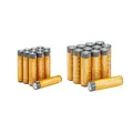 Produktbild: Amazon Basics Hochleistungs-Alkali-Batterien, AA und AAA, Vorteilspack, 12 AA-Batterien und 12 AAA-Batterien, 1,5 V, 10 Jahre lagerfähig, 24 Stück
