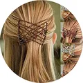 Produktbild: PREMIUM Flexible magische Doppel Haarspange Haarklammer für Damen und Mädchen - Elastische Magic stretch Hair Clip Claw Haarklemmen Spange für Frauen Friseurbedarf