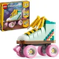 Produktbild: LEGO Creator 3in1 Rollschuh Spielzeug für Mädchen und Jungen mit Mini-Skateboard und Boombox, Retro-Deko für das Schlafzimmer, Geschenk zum Gebu... - Bunt