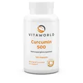Produktbild: Vita World Curcumin 500mg 120 Vegi Kapseln Kurkuma Curcuma C3 Complex Piperin