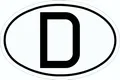 Produktbild: Aufkleber Deutschland 170 x 115 mm  Sticker Tattoo Auto Deutschland Fanartikel O