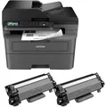 Produktbild: Brother MFC-L2827DWXL, Multifunktionsdrucker, dunkelgrau