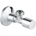 Produktbild: GROHE Eckventil 22043000, mit Drehverschluss, 1/2 Zoll x 1/2 Zoll, chrom, selbstdichtend