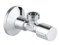 Produktbild: GROHE Eckventil 1/2x1/2'' Metallgriff selbstd. Anschlussgew., chrom 22043000