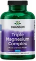 Produktbild: Swanson Triple Magnesium Complex, 400mg - 300 caps (47,25 EUR/kg)