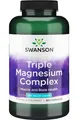 Produktbild: SWANSON, TRIPLE MAGNESIUM COMPLEX Magnesium 400mg 300 Kapseln SUPER PREIS