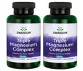 Produktbild: 2x SWANSON DREIFACH-MAGNESIUM-Komplex MAGNESIUM 400mg 300k SCHLAF MÜDIGKEIT KNOC
