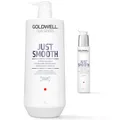 Produktbild: Goldwell Dualsenses Just Smooth 6-Effekte Serum 100ml+Shampoo 1000ml= 1100ml SET