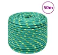Produktbild: vidaXL Seil, Bootsseil Grün 14 mm 50 m Polypropylen